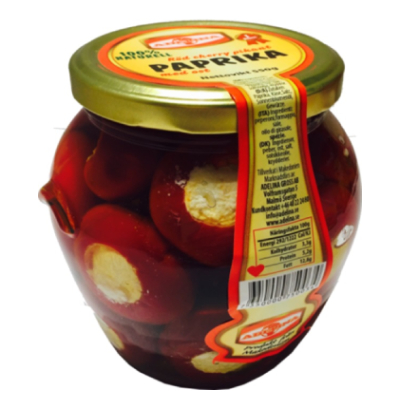 Paprika rot gefüllt mit Käse Adelina - 550 g